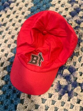 Brown University Kids Red Baseball Cap with 'B' Logo - Unbranded